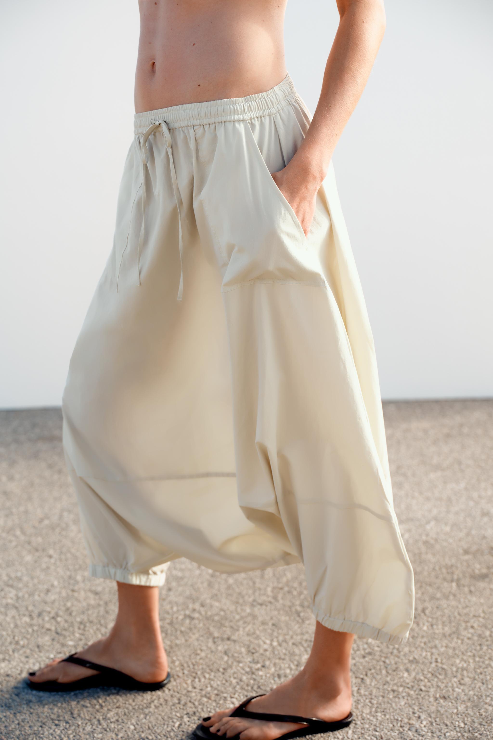 NYLON BALLOON PANTS